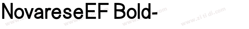 NovareseEF Bold字体转换